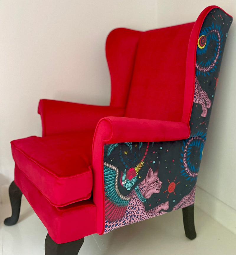 'Pink Lynx' Parker Knoll Armchair